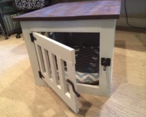 Beautiful view of Dog Crate Ideas For Small Apartments With Storage Needs